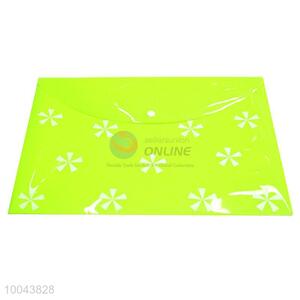 Light Green A4 File Bags File Folder Paper Clip