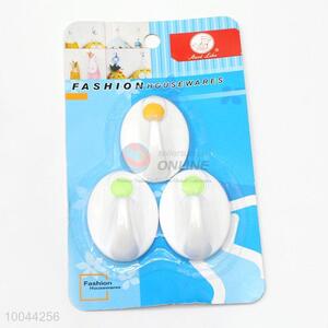 3pcs/set ABS decorative adhesive wall hooks