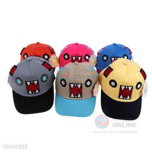 Creative monster pattern kids baseball cap