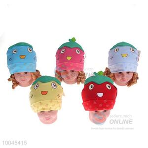 Cute Face Pattern Cotton Beanie Hat for Baby