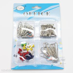 <em>Stationary</em> <em>Set</em> Of Head Pins, Paper Clips and Pushpins