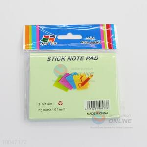 7.6*10.1CM Sticky Note Pad With Colorful Pages/Sticky Notes