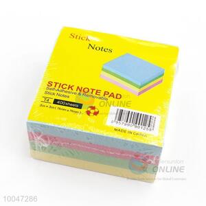 Candy Color Square Self-adhesive & Removable Stick Notes