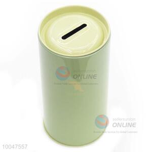 7.5*14.5cm Factory direct zip-top can shape tinplate money/saving box