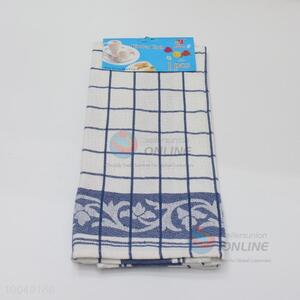 Lattice pattern cotton kitchen cleaning cloth