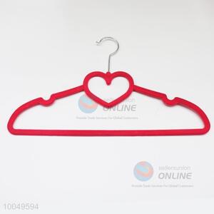 Wholesale Red Flocking Hanger/Clothes Rack