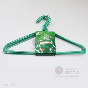 Green Plastic Coating Hanger/Clothes Rack