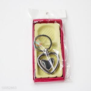 Heart Shaped Aluminium Alloy Key Chain/Key Ring