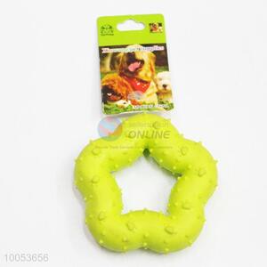 Cheap Pet Dog Toys 7cm Pentagon TPR Dog Dental Toy