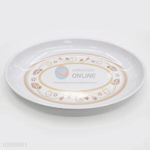 Nice Pattern Ellipse Shaped Melamine Salver