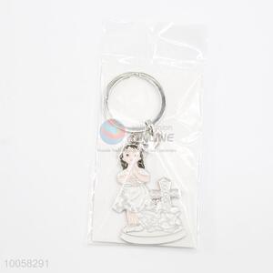 Little Girl Zinc Alloy  Key Ring/Key Chain