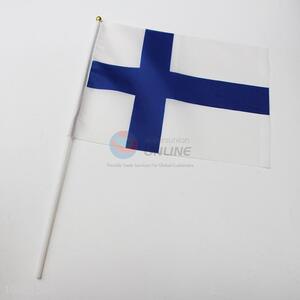 High quality hand signal flag of Finland