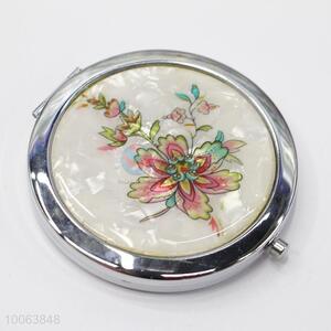 Elegant portable round cosmetic mirror/compact mirror