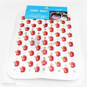 Utility Rectangular Fruit Pattern PVC Sink Mat