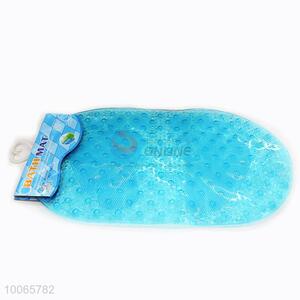 Blue Transparent Ellipse Shaped PVC Non-slip Mat