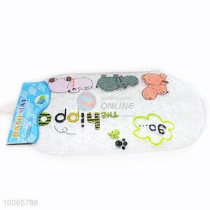 Promotional Cartoon Ellipse Shaped PVC Non-slip Mat