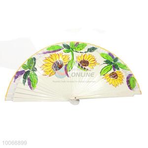 Wholesale printed decorative pattern wooden fan