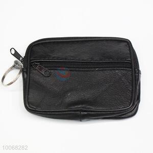 10.5*7cm Black Zipper Change Purse