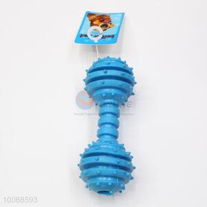 Blue Clean Teeth Dog Bite Barbed Barbell Environmentally Pet Toy