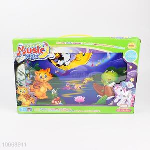 Cute musical kids blanket baby toys