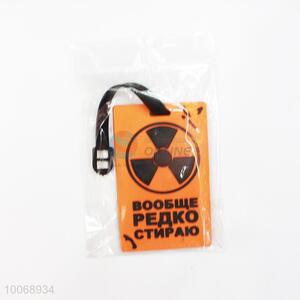 Orange Flexible Glue Airline Luggage Tag