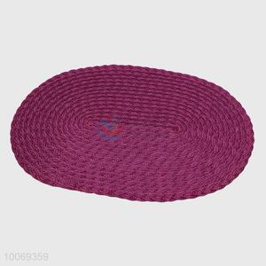 Oval purple/green dinner placemats for restaurants/home