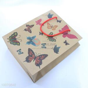 Butterfly pattern paper gift bag/shopping bag