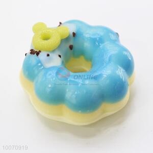 Blue Doughnut  Fridge Magnet