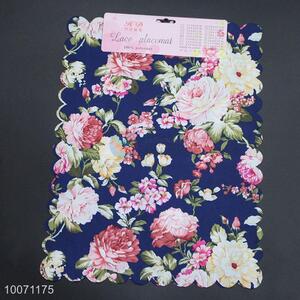 Print Fabric Printing Big Flower Placemat Table Mat