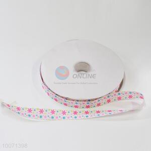 Snowflake pattern grosgrain ribbon/gift wrapping ribbon