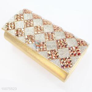 Wholesale Crystal Golden Evening Bag Clutch Bag