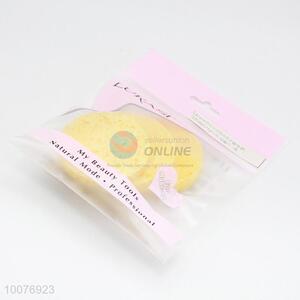 Good sale yellow 2pcs face sponge