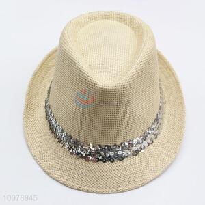 Foldable Floppy Beach Hats with Sequins Decoration For Women