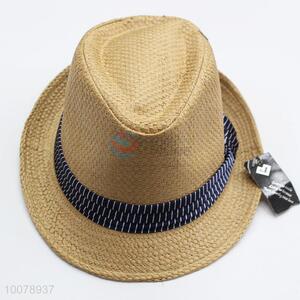 Fashion lady sun visor cap paper straw hats