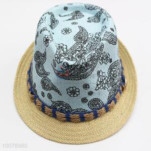 Women Fedora Trilby Beach Sun Hat Braid Straw Panama Hat