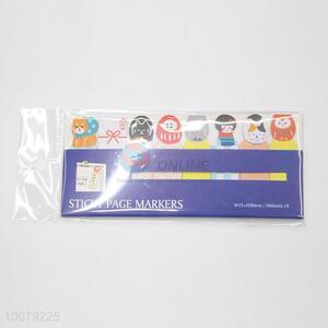 Cartoon design sticky page markers for girl