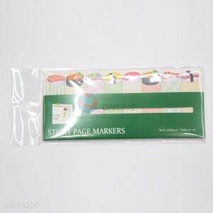 Bottle shaped sticky page markers