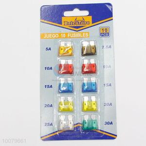 10PCS packaged vehical fuse set