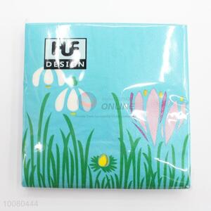 Green Plant Food-grade Printed Paper Napkins