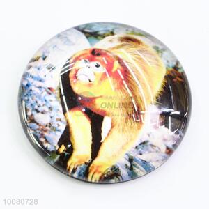 New arrivals orangutan pattern round fridge magnet