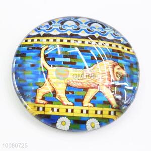 New fashion lion animal glass fridge magnet