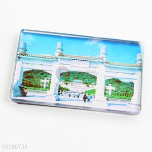 Wholesale glass crystal travel souvenir fridge magnet