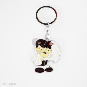 The Bride and Groom Zine Alloy Metal Key Chain/Key Ring