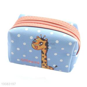 Wholesale lovely print giraffe mini purse coin purse