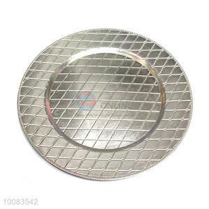 Round shape plastic food tray salver