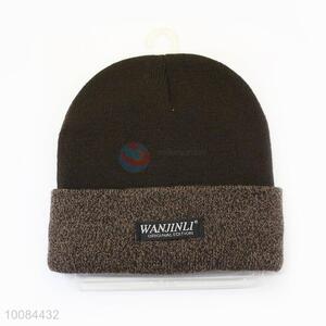 High Quality Men's Acrylic Fiber Knitted Cap/Hat