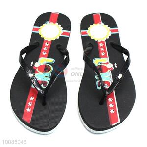 Hot sale comfortable low price lady beach flip flops