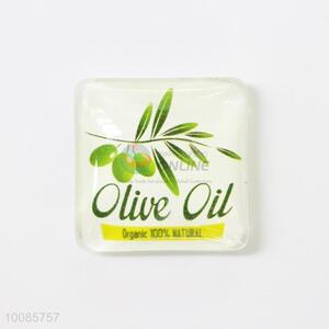 Olive Oil Square Crystal Glass Fridge Magnet