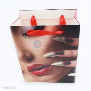 New Arrival Sexy Lady White Cardboard Paper Handbag/Gift Bag