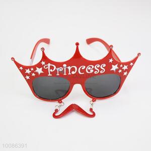 Princess crown shaped plastic glasses/glasses for party